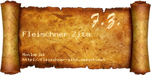 Fleischner Zita névjegykártya